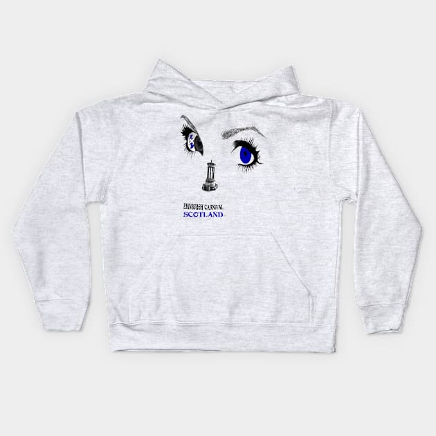 Edinburgh  carnival Scotland Kids Hoodie by Egy Zero